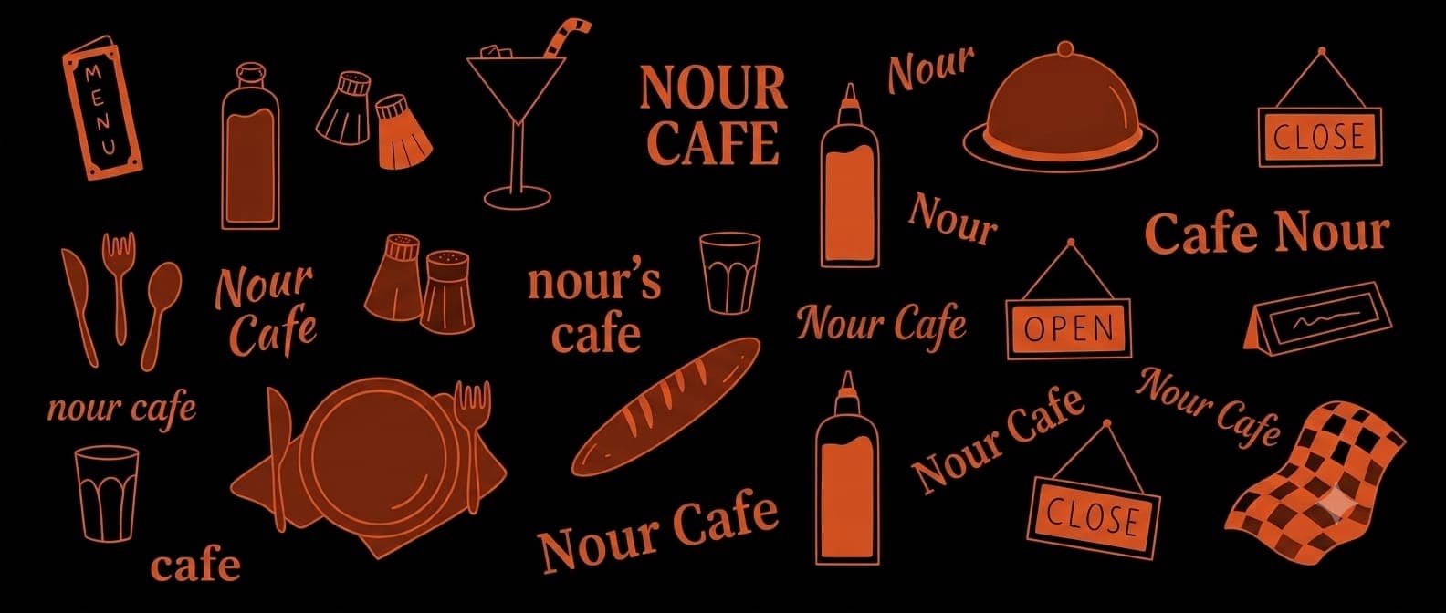 A spread of Nour Cafe dishes — grilled meats, fresh salads and mezze on a shared table