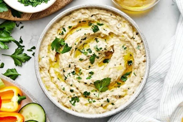 Baba Ghanoush Sandwich